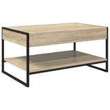 Coffee Table Sonoma 80 x 50 x 40 cm Engineered Wood 886439