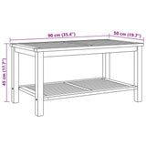 Coffee Table Brown 90 x 50 x 45 cm Solid teak wood 42002309