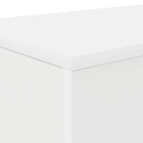 Console Table White 101 x 29 x 74 cm Engineered Wood 899861