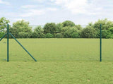 Ground Fix Welded Wire Fence 50 x 1.4 m PVC-Coated Steel Green 3351771