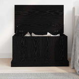 Storage Box Black oak 70 x 40 x 38 cm Engineered Wood 862826