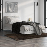 Bed Frame without Mattress Grey Sonoma 90x190 cm Single Engineered Wood 832307