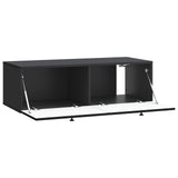 Wall-Mounted TV Cabinet Black 99 x 41 x 30 cm Engineered Wood 898186