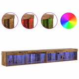 TV Cabinet Set 2 pcs Old Wood 100 x 30 x 30 cm Engineered Wood 882966