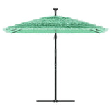 Garden Parasol with Steel Pole Green 246x246x230 cm 4005076