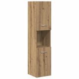 5 Piece Bathroom Furniture Set Artisan Oak Engineered Wood 3328914