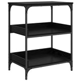 Kitchen Trolley Black Oak 60 x 41 x 80.5 cm Engineered Wood 883031