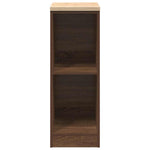 ZNTS Garage Storage Cabinet Brown Oak 30x51x85 cm Solid Wood Pine 860532