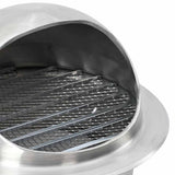 Air Vent Covers 8 pcs Silver 200 mm Stainless Steel 42019383