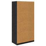 Wardrobe with Shelf Black Oak 100 x 50x 200 cm Engineered Wood 3403218