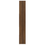 Book Cabinet Brown Oak 67x24x161 cm Engineered Wood 815503