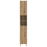 Bathroom Cabinet with Open Shelf DELFT Artisan Oak 897044