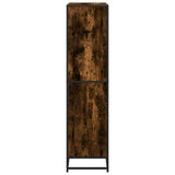 Bookcase Smoked Oak 80.5x35x139 cm Engineered Wood 3300847