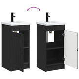 Bathroom Vanity with Sink Black 42 x 40 x 84.5 cm 890025