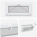Basement Window Internal Colour White RISOR 85 x 45 cm 42047801