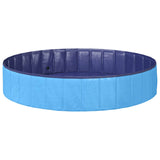 Children Swimming Pool Folding Blue 160 x 30 cm 3416322