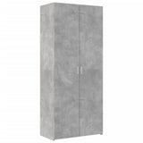 Highboard Concrete Grey 80x42.5x185 cm Engineered Wood 3281437