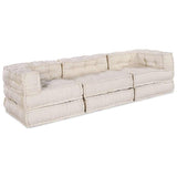 Modular Sofa 3 pcs Cream Fabric 3315062