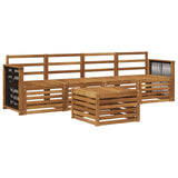 Outdoor Sofa Set 5 pcs Natural Solid Acacia Wood 3383990