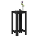 Bar Table Black Oak 51 x 50 x 103.5 cm Engineered Wood 868078