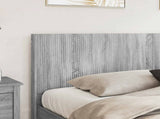 Bed Frame with Storage and Headboard Grey Sonoma 200 x 200 cm 3413818