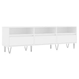 TV Cabinet White 150x30x44.5 cm Engineered Wood 831276