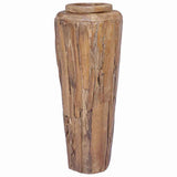 285209 Decoration Vase 40x100 cm Solid Teak Wood