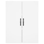 Highboard White 69.5x34x180 cm Engineered Wood 3198177