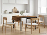 Extendable Dining Table 120 x 81.5 x 75 cm Engineered Wood 8006119