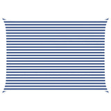 Sun Shade Sail Blue and White 5 x 3.5 m 100% Polyester Oxford 42031102