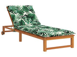 Sunlounger Cushion GEMERT 100% Polyester Leaf Pattern 947363