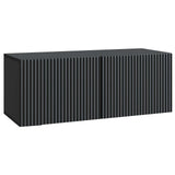 Wall-Mounted TV Cabinet Black 78.5 x 31 x 30 cm Engineered Wood 898546