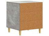 Bedside Table Concrete Grey 43 x 39.5 x 66.5 cm Engineered Wood 895018