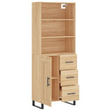 Highboard Sonoma Oak 69.5x34x180 cm Engineered Wood 3190048
