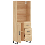 Highboard Sonoma Oak 69.5x34x180 cm Engineered Wood 3190048