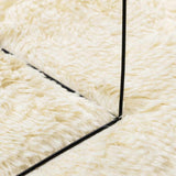 Shaggy Rug High Pile NAVARRA Cream 240x240 cm Polyester 4102887