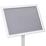 Poster Stands 2 pcs Silver 32.7 x 24 x 108 cm Aluminium 3385634