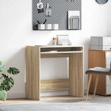 Desk with Drawer Sonoma Oak 77.5 x 43 x 79 cm Engineered Wood 869516