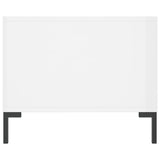ZNTS Coffee Table High Gloss White 90x50x40 cm Engineered Wood 829214