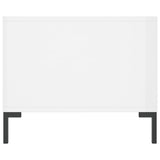 Coffee Table High Gloss White 90x50x40 cm Engineered Wood 829214