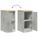 Garage Storage Cabinet Concrete Grey 40x51x85 cm Solid Wood Pine 860565