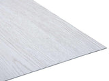 Flooring Planks 5.11 m 55 pcs PVC White Wood 42046278