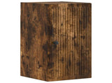 3 Piece Bathroom Cabinet Set EDE Smoked Oak Engineered Wood 3417743