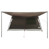 Family Tent Brown Grey 500 x 400 x 230 cm Polyester and Steel 42029003