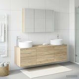 Bathroom Furniture Set 4 pcs Sonoma Oak 3407065