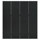 4-Panel Room Divider Black 160x180 cm Steel 335898
