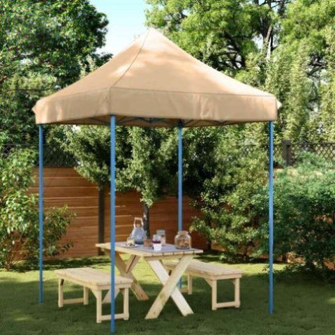 Foldable Party Tent Pop-Up Beige 200x200x306 cm 4004983