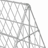 Chicken Cage Silver 430 x 100 x 85 cm Galvanised Steel 3394438