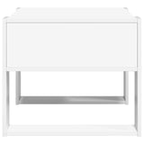Coffee Table with Storage White 66 x 53 x 45 cm Engineered Wood 8000100