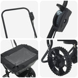 Spreader Black 82 x 46 x 75 cm PVC and Steel 42019626